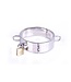 Kiotos Steel Roestvrijstalen Kiotos Collar Breed Model Met Dubbele D-Ringen Unisex