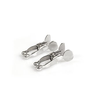 Kiotos Steel Kiotos Steel Tepelklemmen Set Met Balgetip Voor Gecontroleerde Sensaties
