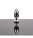 Kiotos Steel Elegant Hollow Butt Plug 7.4 cm with Gemstone - Lightweight & Stylish