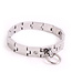 Kiotos Steel Elegantes Uhrenarmband mit drei Edelsteinen – Handgefertigte Luxuskette