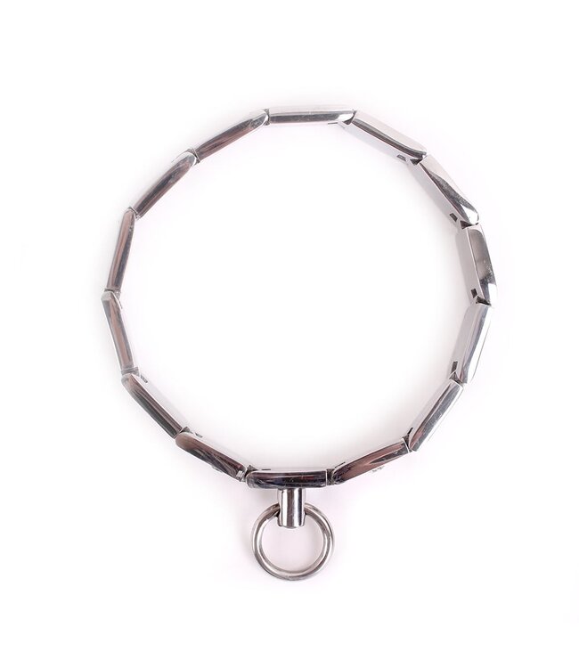 Kiotos Steel Handgemaakte Luxe Horlogeband Halsband Met Drie Juweelstenen En Imbus Sleutel