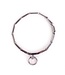 Kiotos Steel Elegantes Uhrenarmband mit drei Edelsteinen – Handgefertigte Luxuskette