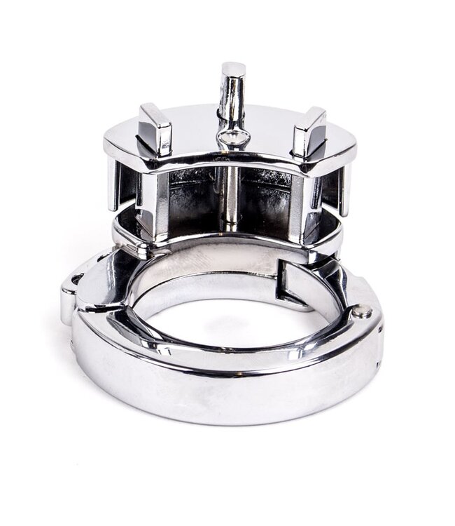 Kiotos Steel Kiotos Steel Verstelbare Penis Lock Cock Cage Met Slot En Sleutel 40-50mm