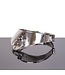 Kiotos Steel Roestvrijstalen Kiotos Steel Cleopatra Kraag 11cm Met Bevestigingsring
