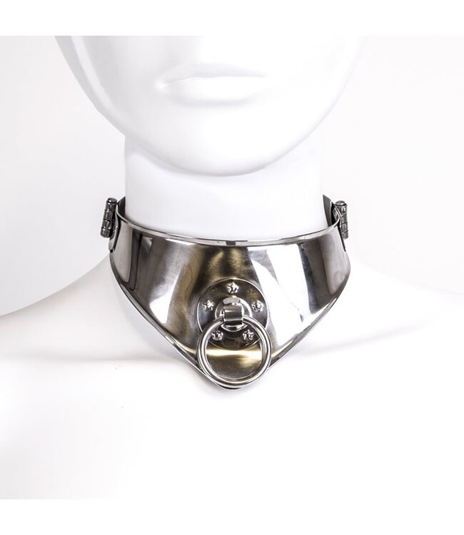 Kiotos Steel Stylish Stainless Steel Cleopatra Collar with Ring - 11 cm