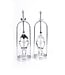 Kiotos Steel Adjustable Stainless Steel Nipple Clamps with Clover Design
