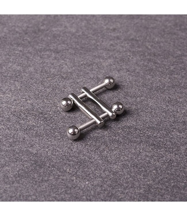 Kiotos Steel Kiotos Stainless Steel Nipple Clamps & Toy Cleaner Set