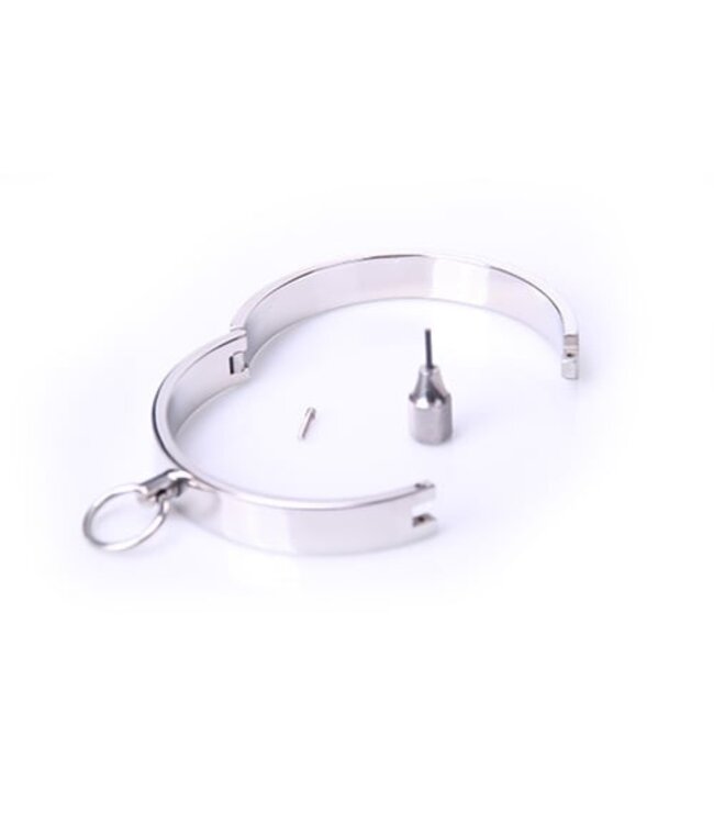 Kiotos Steel Kiotos Steel RVS Halsband Met O-Ring 13,5 cm - Duurzaam & Hygiënisch