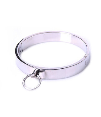 Kiotos Steel Kiotos Steel Collar Medium Roestvrij Staal Met O-Ring 12 - 13,6 cm