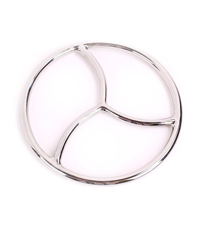 Kiotos Steel Stainless Steel Shibari Tri Ring 21 cm - Japanese Bondage Connection