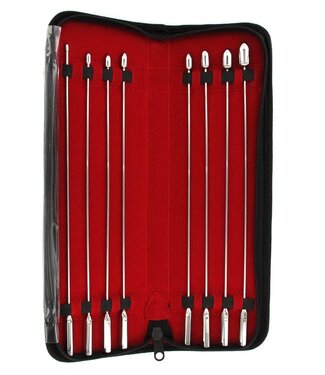 Kiotos Steel Kiotos Rosebud-Dilatator-Set 8-teilig – 30 cm aus medizinischem Stahl