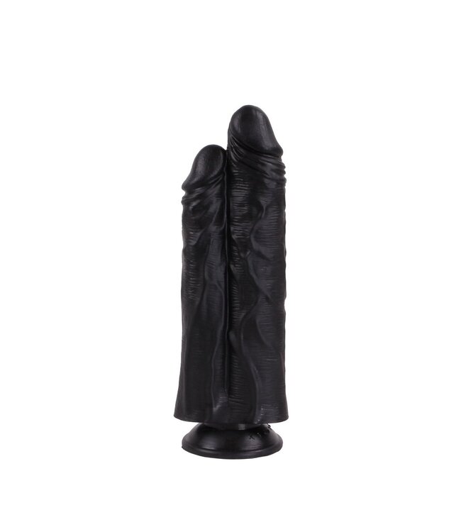 Kiotos COX Kiotos COX 28 cm Dubbele Realistische Dildo Met Zuignap En Strap-On Compatibiliteit