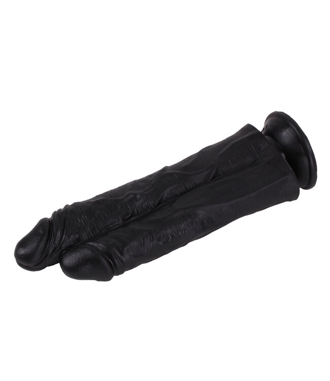 Kiotos COX Kiotos COX 28 cm Dubbele Realistische Dildo Met Zuignap En Strap-On Compatibiliteit