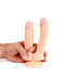 Kiotos COX Kiotos COX 19 cm Realistische Dubbele Dildo Met Zuignap Waterdicht TPE