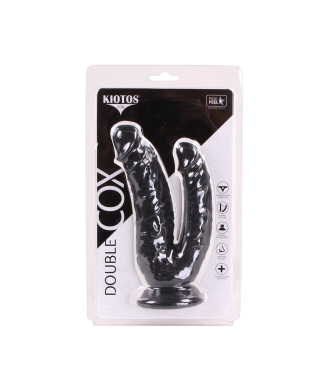 Kiotos COX Kiotos COX Doppeldildo 21 cm | Realistisch, wasserdicht & phthalatfrei