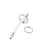 Kiotos Steel Medium Urethral Catheter 12.8 cm with Stainless Steel Tip & Rings