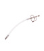 Kiotos Steel Large 21.5 cm Urethral Catheter with Stainless Steel Tip & Silicone Tube