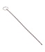Kiotos Steel Flexibele Urethrale Sound Met RVS Kralen 6 & 8 mm – 20 cm Lengte