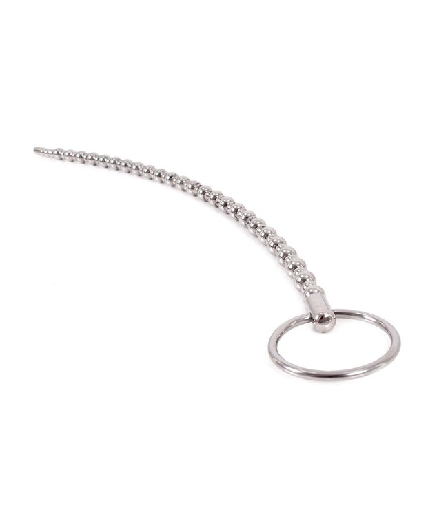 Kiotos Steel 8mm Urethral Bendable Sound with Smooth Stainless Steel Beads