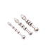 Kiotos Steel Edelstahl Urethral-Trainer-Set mit 3 Penisplugs für Anfänger