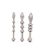 Kiotos Steel Kiotos Steel Urethraal Starter Set Met 3 Penispluggen 6-10mm Roestvrijstaal