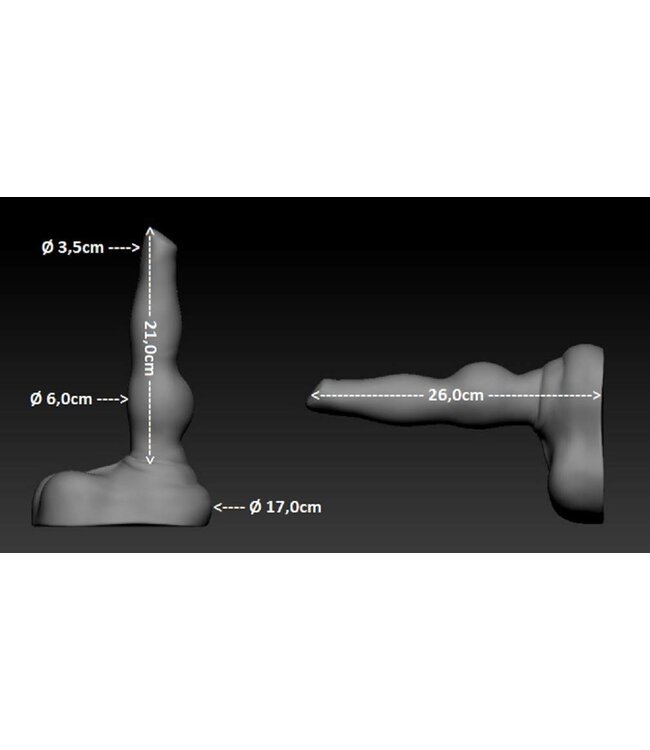 Animals Animals Dildo Grote Realistische Big Dog 26 cm Zacht Flexibel PVC