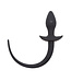 KIOTOS X Black Silicone Anal Plug with Long Tail for Puppy Play - 28 cm