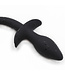KIOTOS X Black Silicone Anal Plug with Long Tail for Puppy Play - 28 cm