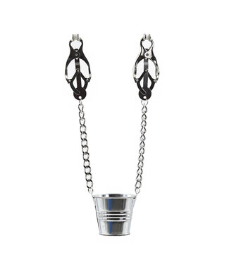 Kiotos Steel Kreative Nippelklemmen mit Eimer – Fülle sie nach Lust und Laune!