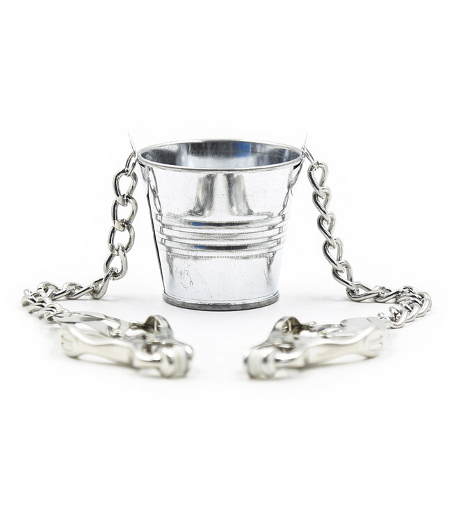 Kiotos Steel Kreative Nippelklemmen mit Eimer – Fülle sie nach Lust und Laune!