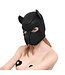 Zwart Neopreen Puppy Dog BDSM Masker Met Afneembare Snuit En Ademruimte