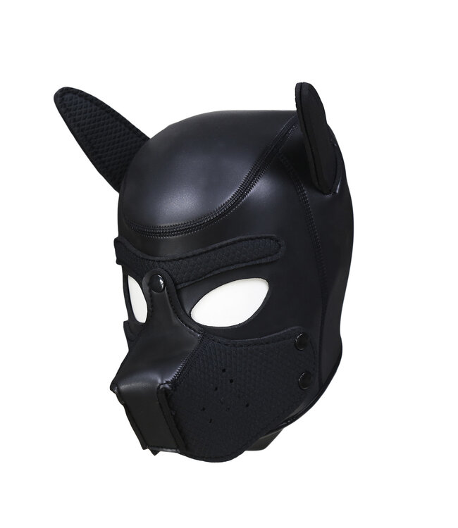 Kiotos Leather Black Neoprene Puppy Dog BDSM Mask - Flexible, Comfortable & Waterproof