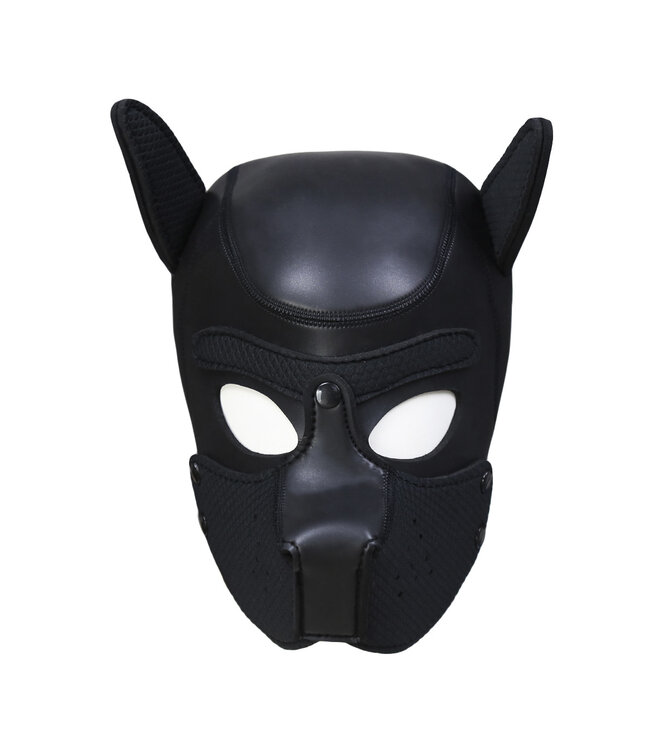 Kiotos Leather Black Neoprene Puppy Dog BDSM Mask - Flexible, Comfortable & Waterproof