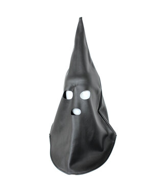 Kiotos Leather Zacht PVC BDSM Masker Zwarte Punt Kap Voor Cosplay En Thema-Events