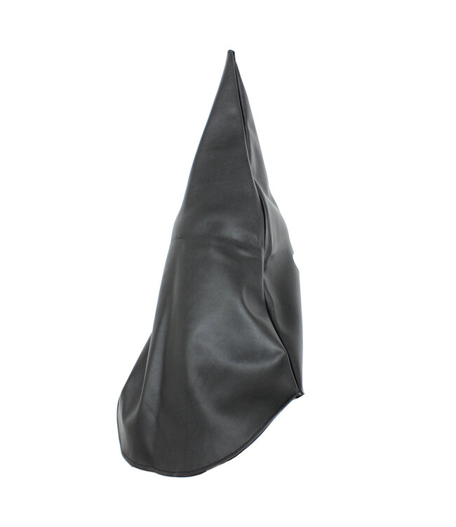 Kiotos Leather Zacht PVC BDSM Masker Zwarte Punt Kap Voor Cosplay En Thema-Events