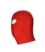 Kiotos Leather Spandex BDSM Masker Met Vrije Ogen En Mondsluiting Voor Comfortabele Bondage