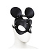 Kiotos Leather PU-Leren Muis Masker Met Metalen Klinknagels En Fluwelen Voering