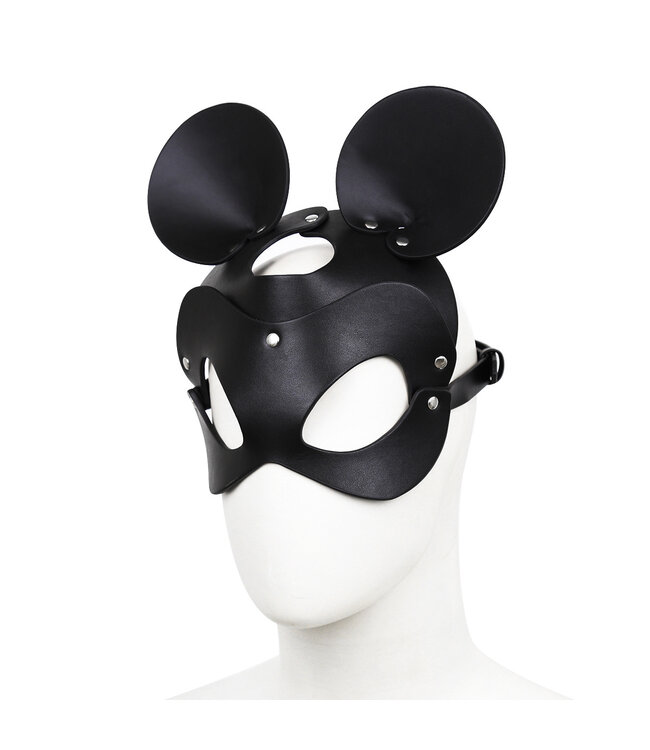 Kiotos Leather Durable PU Leather Mouse Mask for Role Play & Party Fun