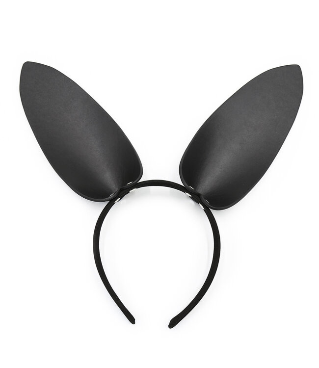 Kiotos Leather PU Leren Bunny Ears Hoofdband Voor Cosplay En Rollenspel – One Size