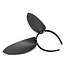 Kiotos Leather PU Leather Bunny Ears Headband - Perfect for Cosplay & Role Play