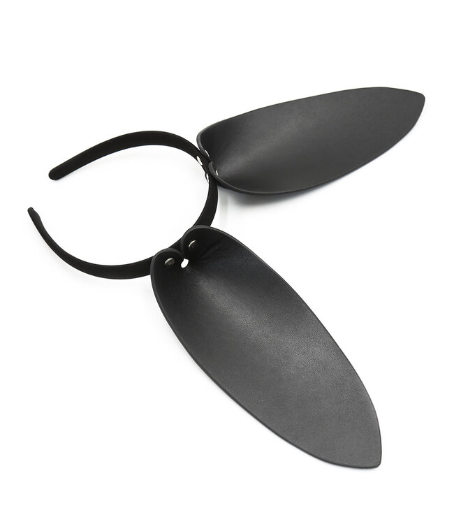 Kiotos Leather PU Leren Bunny Ears Hoofdband Voor Cosplay En Rollenspel – One Size