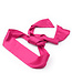 Kiotos Leather Satijnen Blindfold Roze Met Luxe Satin Look Voor Intieme Momenten