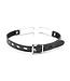 Kiotos Leather Verstelbare PU-Leer Mouth Gag Mondspreider Met Metalen Haken 36-52 cm