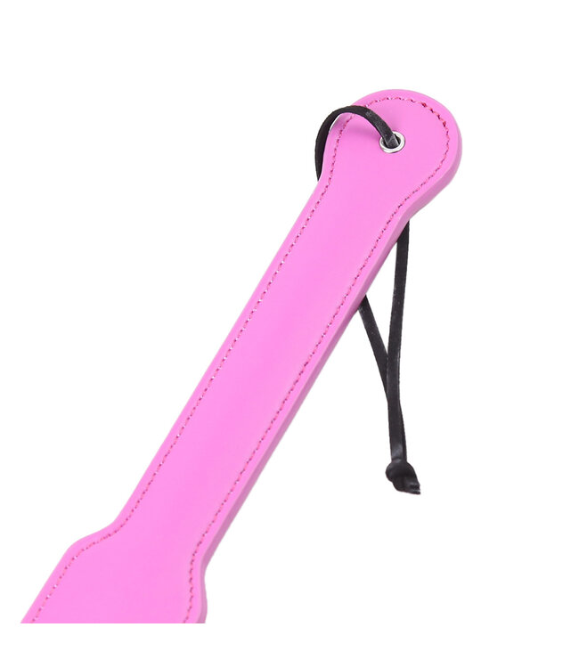 Kiotos Leather PU-Lederen Paddle 34 cm Zwart, Rood & Roze – Stevig en Flexibel