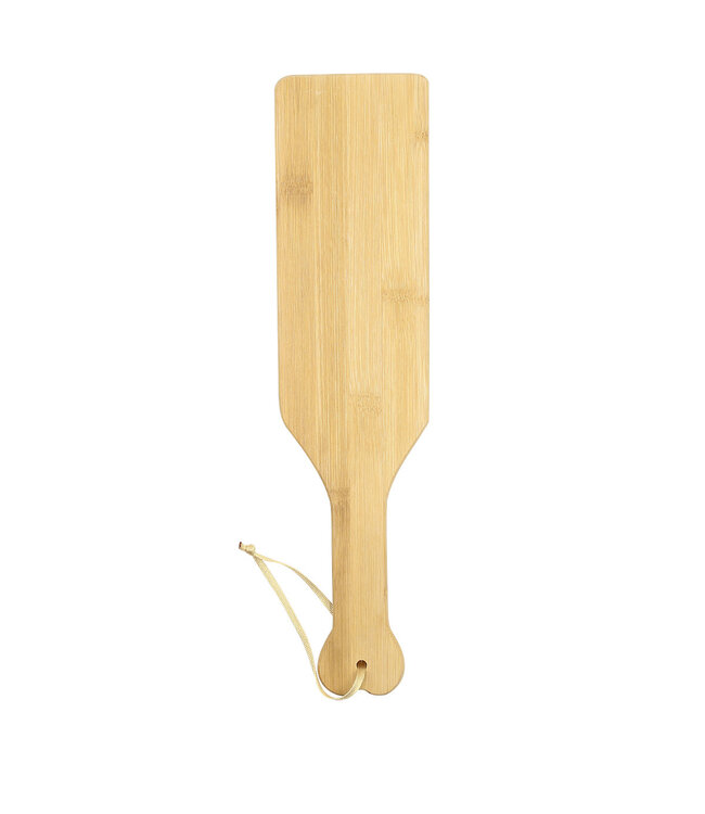 Kiotos Leather Sturdy 42 cm Bamboo Paddle - Stylish, Durable & Comfortable Grip
