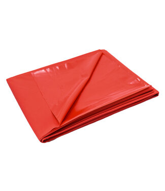 Kiotos Rood PVC Waterdicht Bedlaken 200x220 cm Met Glad Oppervlak
