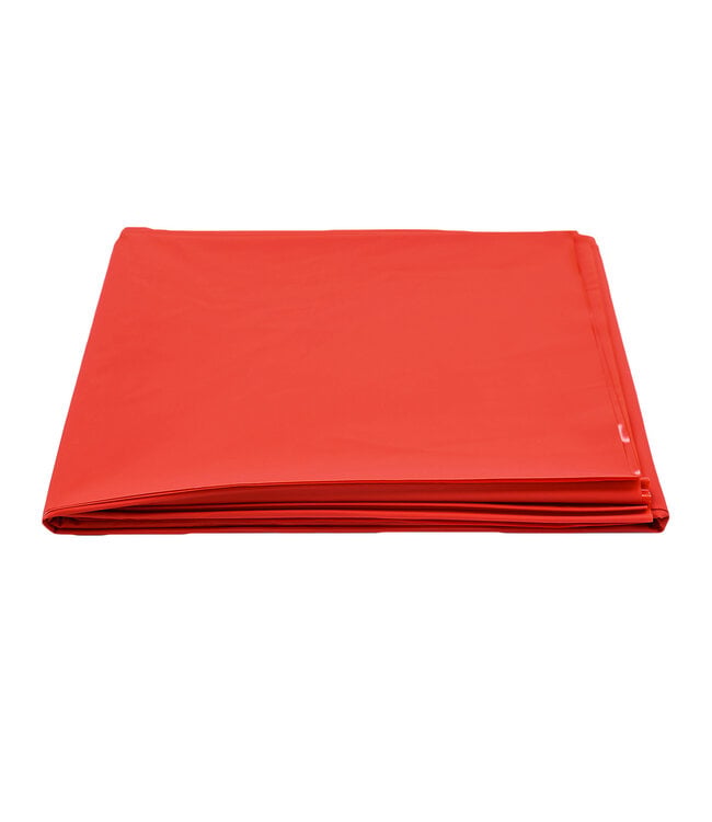 Kiotos Rood PVC Waterdicht Bedlaken 200x220 cm Met Glad Oppervlak