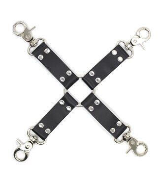 Kiotos Leather Kiotos Leather Hogtie Set Met Metalen Snaphaken En Echt Zadelleren Afstandhouders