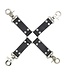 Kiotos Leather Premium Hogtie Bondage Set with Metal Snap Hooks & PU Leather