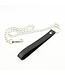 Kiotos Leather Stylish 65 cm Leash with Chain - Durable PU Leather & Soft Interior